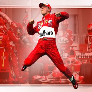Michael Schumacher Celebración Ferrari