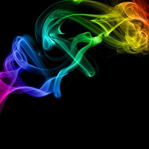 Arte Abstracto de Humo Colorido
