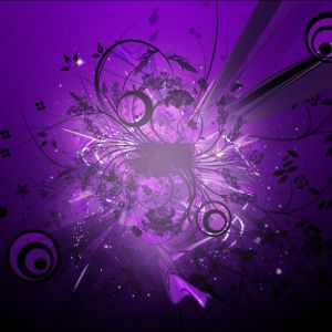Diseño Abstracto Púrpura Vibrante