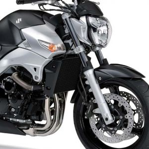 Motocicleta Plateada Elegante