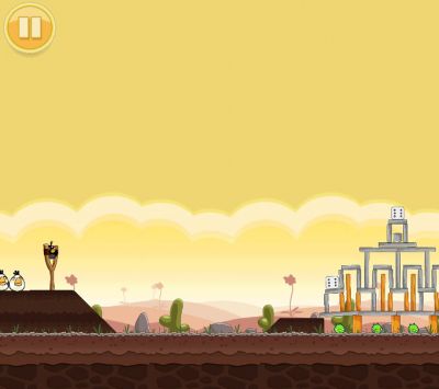 Escena del Juego Angry Birds