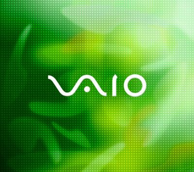 Logo VAIO Verde Abstracto