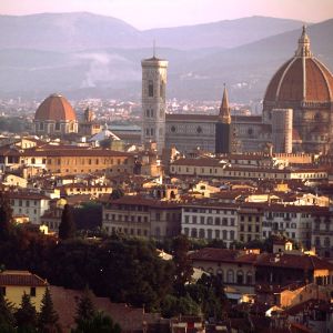 Horizonte de Florencia al Atardecer