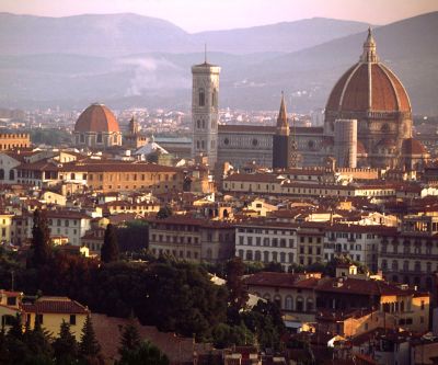 Horizonte de Florencia al Atardecer