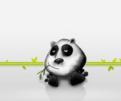 Ilustración de Panda Lindos