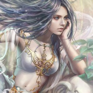 Arte Fantástico de una Mujer Mística
