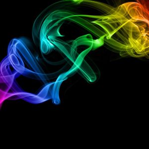 Arte Abstracto de Humo Colorido