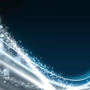 Ondas de Luz Abstractas Azules