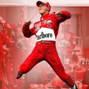 Celebración de Michael Schumacher