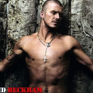 Retrato de David Beckham