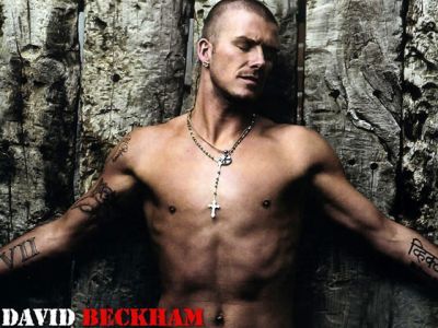 Retrato de David Beckham