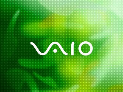 Logo VAIO Verde Abstracto