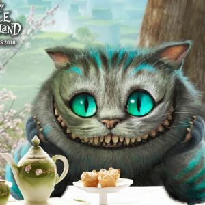 Gato de Cheshire de Alicia en el País de las Maravillas