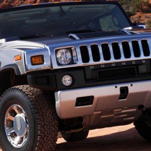Hummer SUV Acercamiento