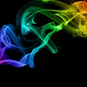 Arte Abstracto de Humo Colorido