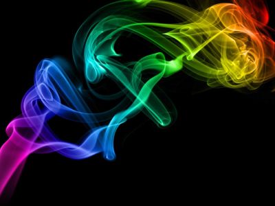 Arte Abstracto de Humo Colorido