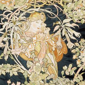 Elegante Arte Floral Art Nouveau