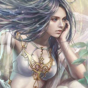 Arte Fantástico de Mujer Encantadora