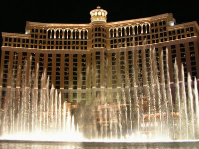 Fuentes de Bellagio de Noche