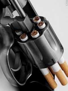 Revólver con Cigarrillos
