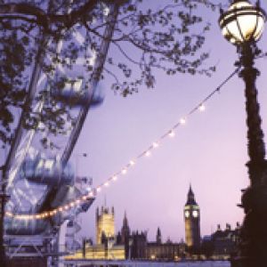London Eye al Anochecer