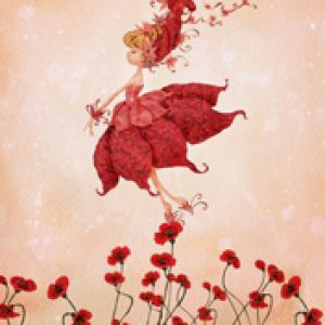 Ilustración de Hada Floral