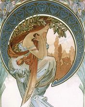 Alfons Mucha Art Nouveau