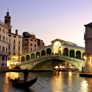 Puente de Rialto al Atardecer