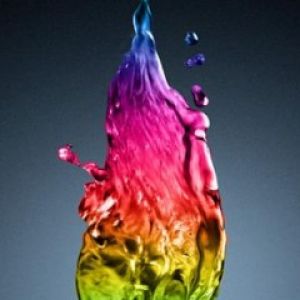 Salpicadura de Agua Colorida