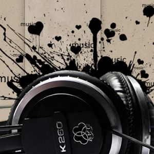 Auriculares Musicales Arte Abstracto