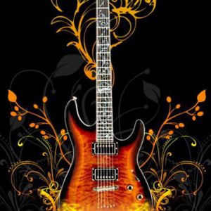 Arte de Guitarra Eléctrica