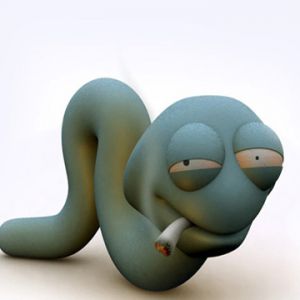 Serpiente de Caricatura Divertida