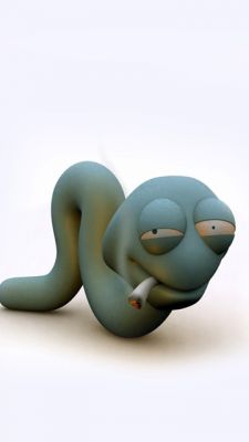 Serpiente de Caricatura Divertida