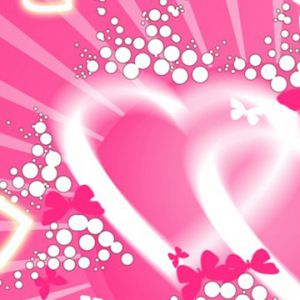 Corazones Rosas y Burbujas