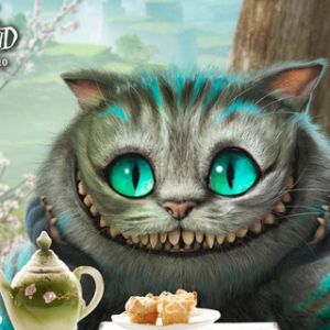 Gato de Cheshire de Alicia en el País de las Maravillas