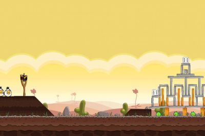 Escena del Juego Angry Birds
