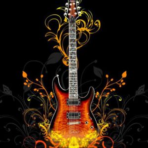 Arte de Guitarra Eléctrica