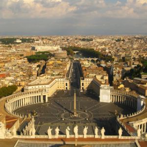 Vista de la Basílica de San Pedro