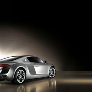 Elegante Audi R8 coche deportivo