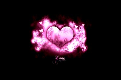 Fondo de Corazón Rosa Amor