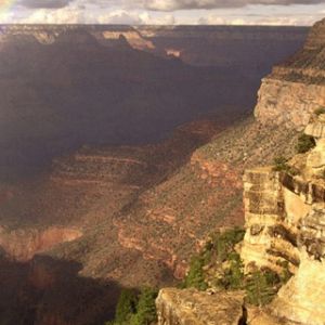 Vista del Arcoíris en el Gran Cañón