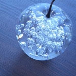 Manzana de Cristal con Burbujas