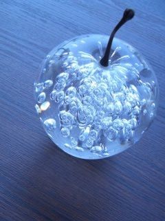 Manzana de Cristal con Burbujas