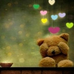 Teddy Bear Adorable con Corazones