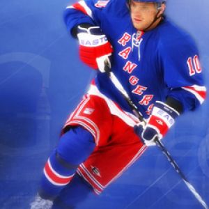 Jugador de Hockey en Acción
