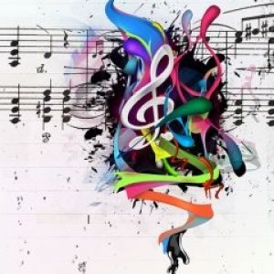 Notas Musicales Coloridas