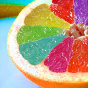 Rodaja de Fruta Colorida