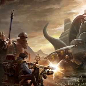 Escena Épica de Batalla Steampunk