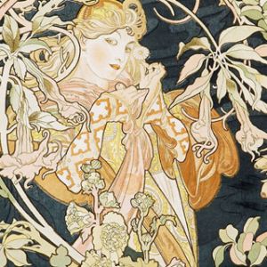 Diseño Floral Art Nouveau