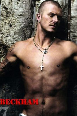 David Beckham Sin Camisa